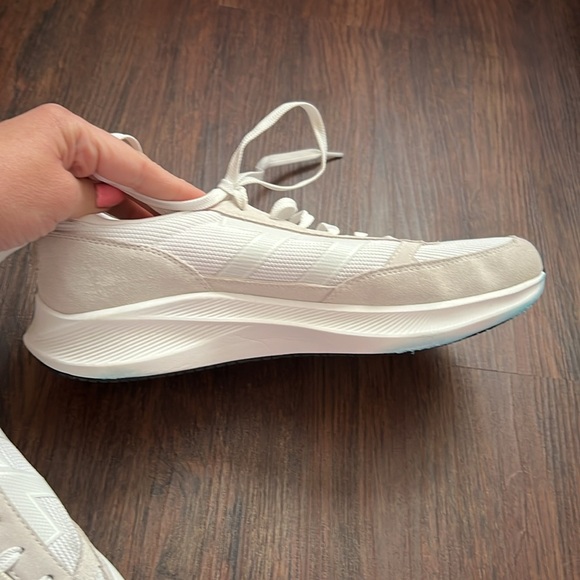 Le Tigre White Women's TW-Loughlin Leather/Nylon Sneakers - Picture 3 of 11